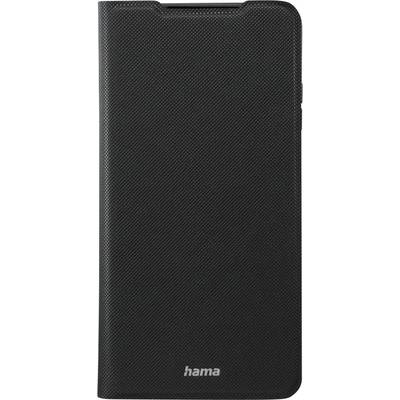 Black Hama textured phone case with a slim flip cover design.