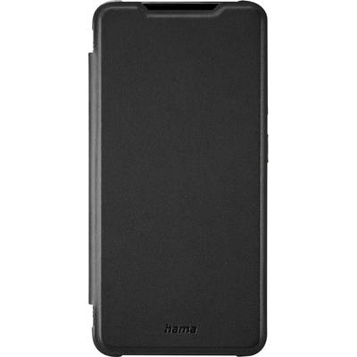 Black Hama smartphone case with a slim, textured protective cover and rounded corners<br>