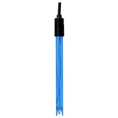 Blue liquid in a narrow clear bottle with a black dropper cap, shown vertically against a white background.