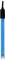 Blue liquid in a narrow clear bottle with a black dropper cap, shown vertically against a white background.