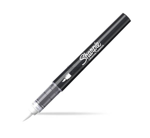 Sharpie  2218111 Brush nib marker White