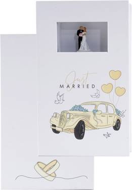 NOCH NO "Wedding" Gift Box Plastic, Standing, Hand-painted