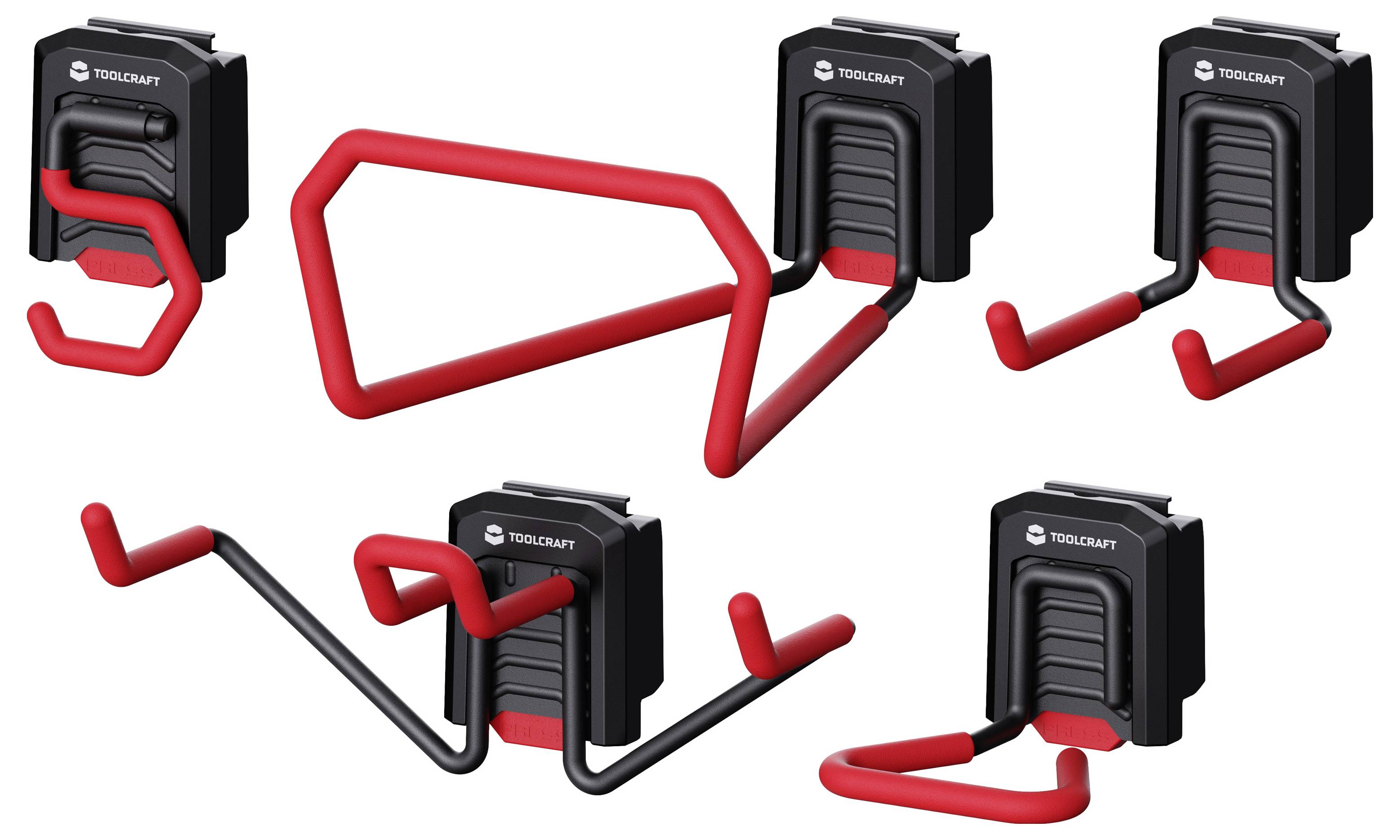 TOOLCRAFT TO-11321850 TOOLCRAFT wall mounting set essential pro 1 pc(s)-5