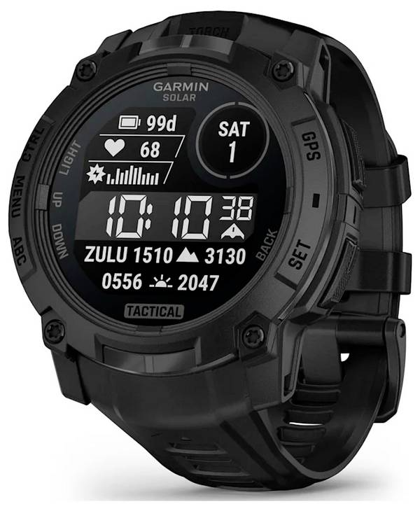 Garmin Instinct® 3 - 50 mm, Solar, Tactical Edition Smartwatch   Black