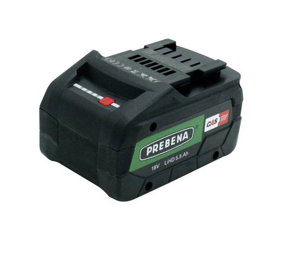 Prebena AKKU18-5,5-LIHD AKKU18-5,5-LIHD Tool battery 18 V 5.5 Ah LiHD