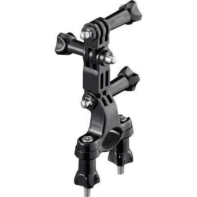 Black Hama tripod head with multiple adjustable knobs and mounting screws for securing camera equipment