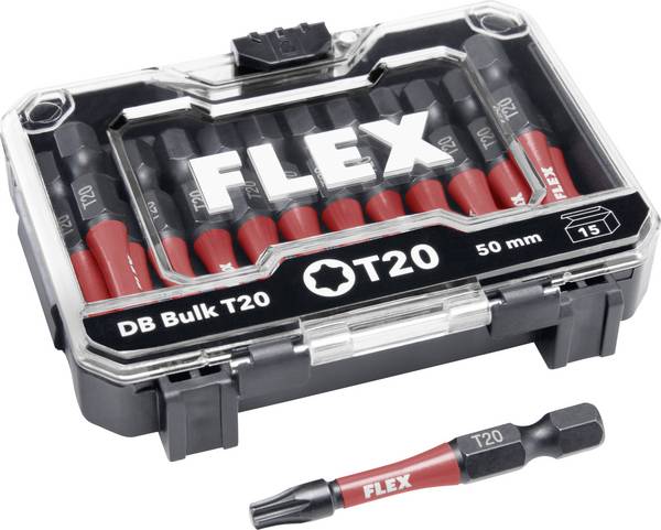 Flex DB Bulk T20-50mm VE15 534156 Bit set