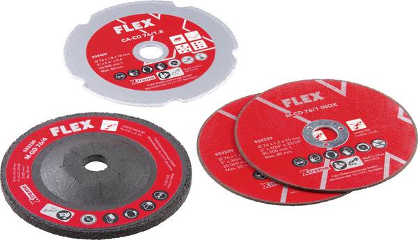 Flex S-Set LBE76 533228 Cutting disc set 76 mm 1 pc(s)