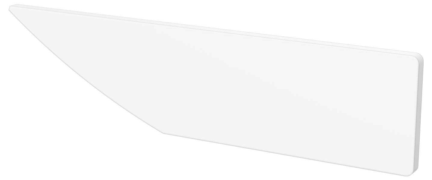 Blank white folded corner page icon, representing a document or file.