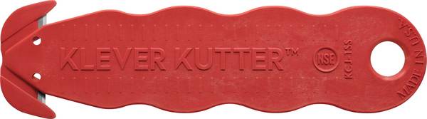 KLEVER KCJ-1SSRX <br> KLEVER<br> KCJ-1SSRX<br> Kutter NSF Food Zone™<br> Retractable knife<br> Red, 10 pc(s) 10 pc(s)