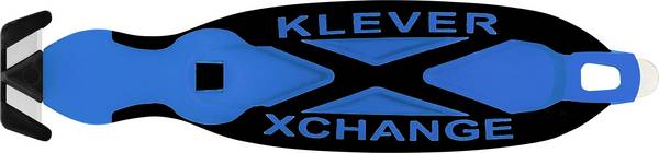 KLEVER KCJ-XC-20B <br> KLEVER<br> KCJ-XC-20B<br> XChange™ 20<br> Retractable knife<br> Blue-black, 10 pc(s) 10 pc(s)