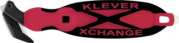 KLEVER KCJ-XC-35R <br> KLEVER<br> KCJ-XC-35R<br> XChange™ 35<br> Retractable knife<br> Red-black, 10 pc(s) 10 pc(s)