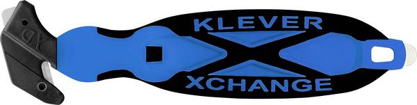 KLEVER KCJ-XC-65B <br> KLEVER<br> KCJ-XC-65B<br> XChange™ 65<br> Retractable knife<br> Blue-black, 10 pc(s) 10 pc(s)