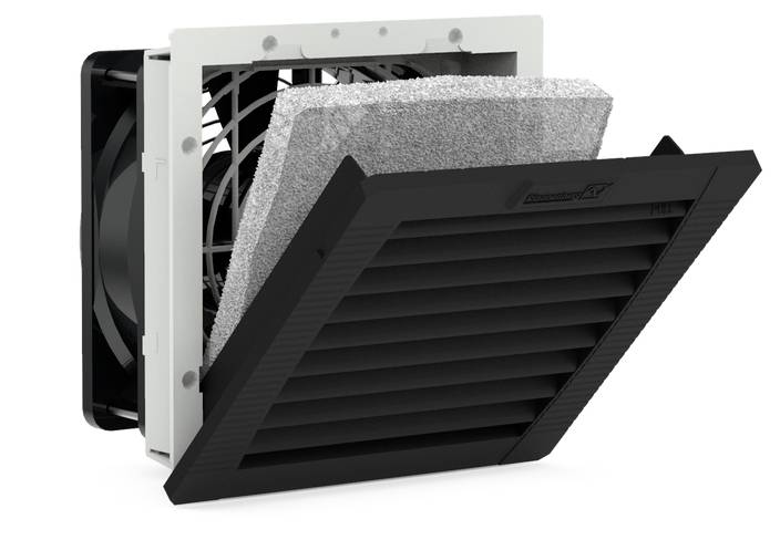 Pfannenberg PF 22000 24DC 54 9011 Fan and filter (W x H x D) 145 x 145 x 69 mm 1 pc(s)-4