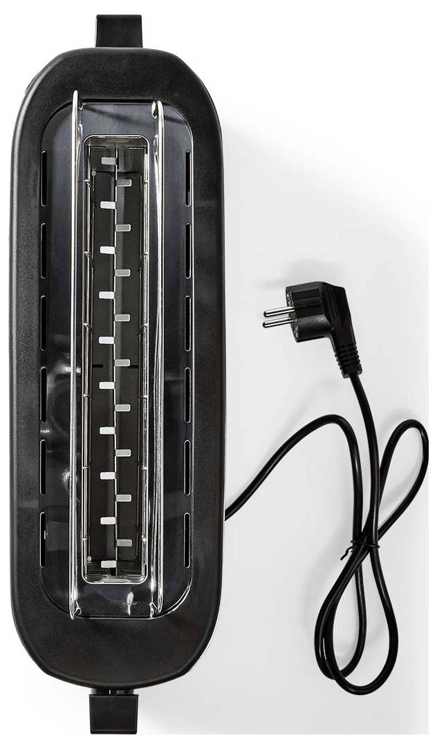 Electric hot dog roller with chrome cooking rollers and attached power cord and plug, shown on a white background.