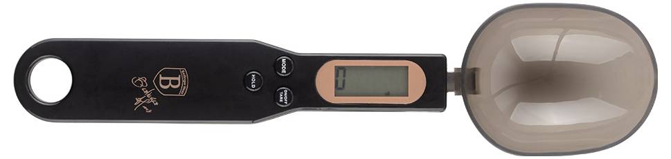 Black handheld glucose meter with an orange digital display and attached brown test strip cap, shown in profile.