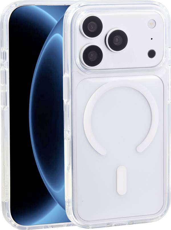 Renkforce iPhone 18 Pro Back cover Apple iPhone 18 Pro Transparent MagSafe compatibility, Inductive charging RF-7576222