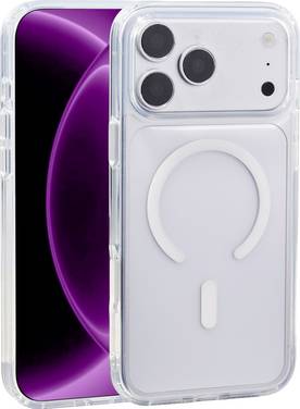 Renkforce iPhone 18 Pro max Back cover Apple iPhone 18 Pro max Transparent Inductive charging, MagSafe compatibility RF-7576224