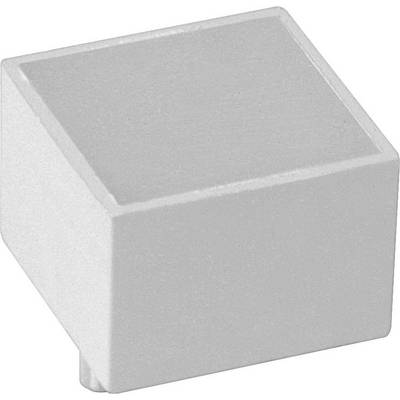 Plain white rectangular block with a slightly recessed top, shown in angled view on a white background.