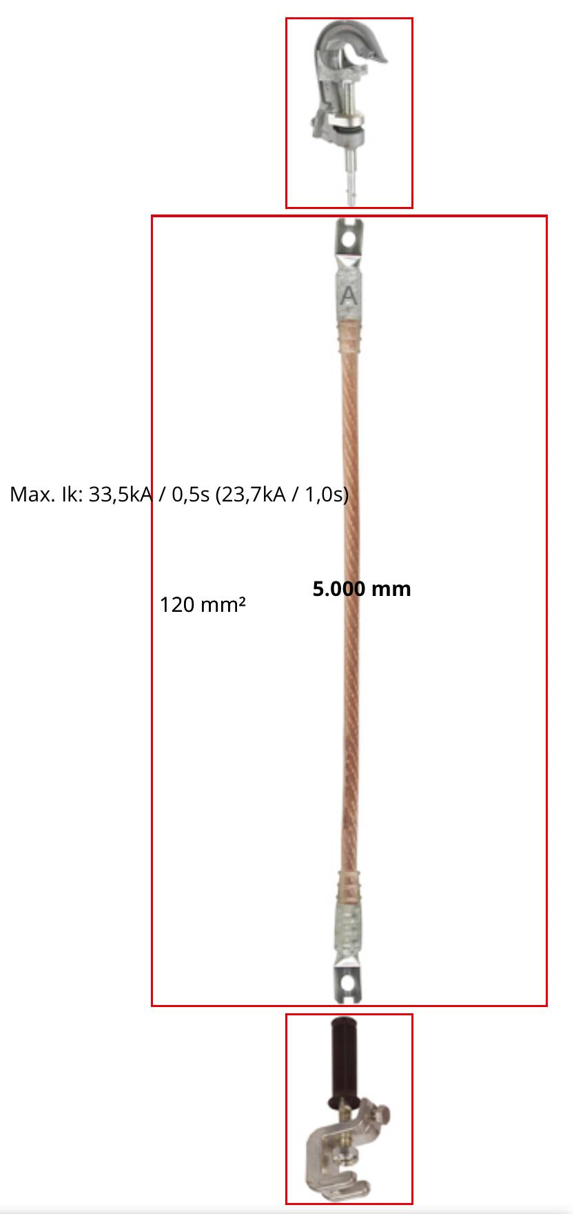 DEHN V2WPYVF V2WPYVF Earth and short circuit cable 1 pc(s)