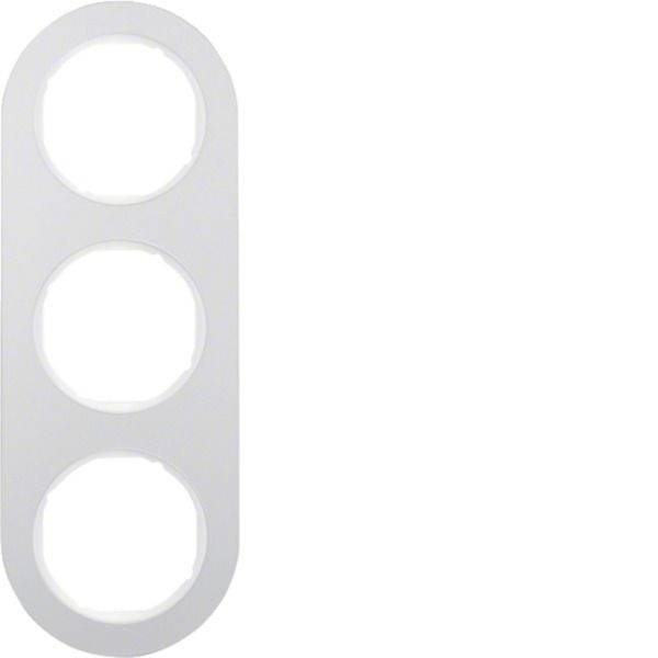 Hager Faceplate Frame Aluminium WLD9300AW 1 pc(s)
