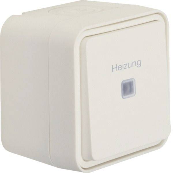 Hager Toggle switch Polar white WNC016B 1 pc(s)