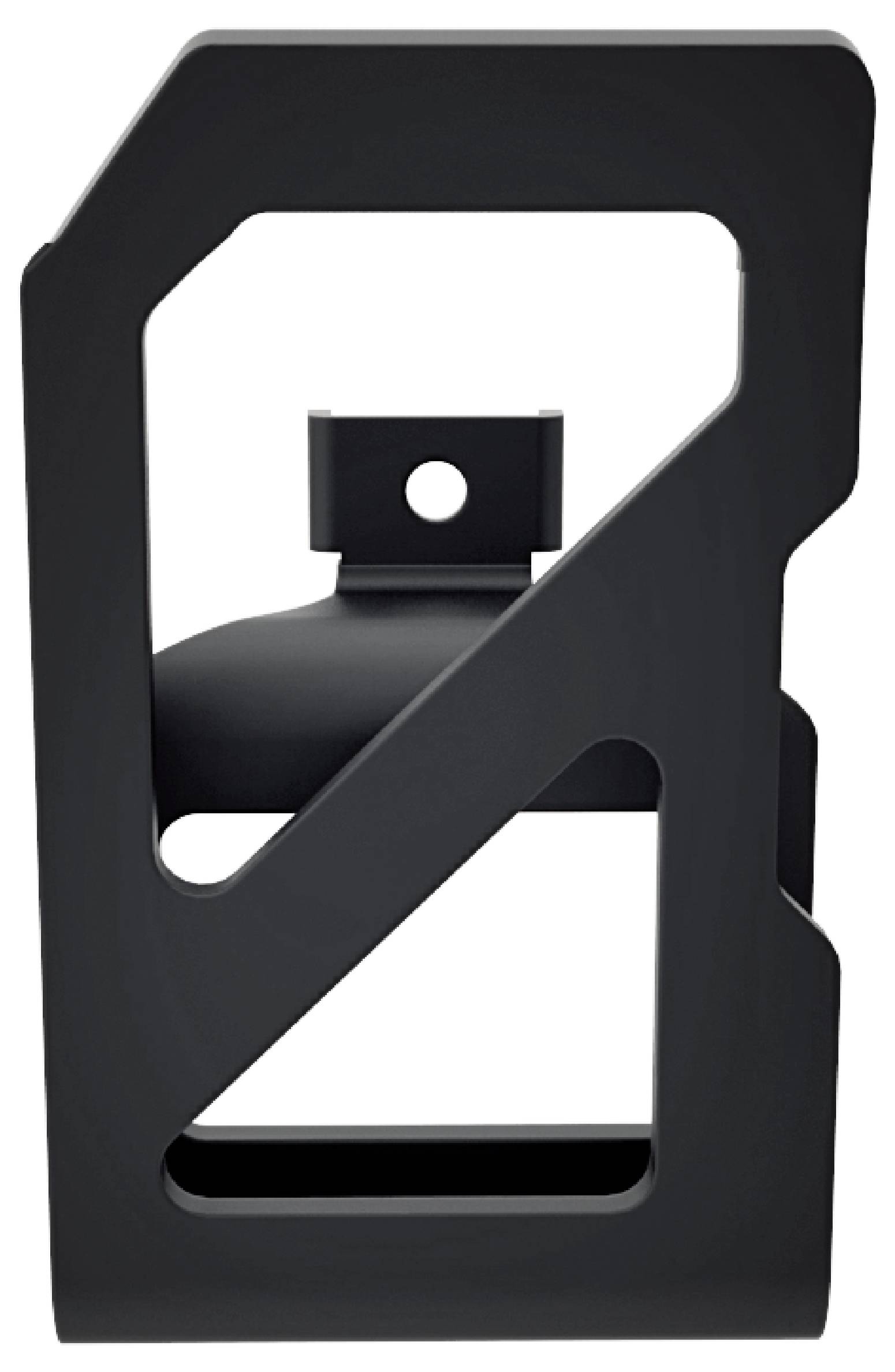 Black fuel pump with a diagonal slash, indicating no fuel or fuel unavailable.