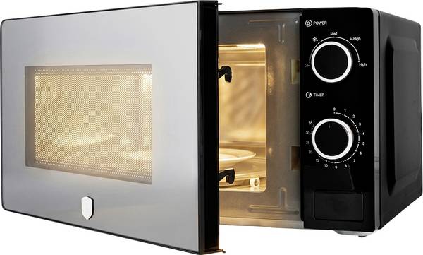 BerlingerHaus BH/9904 Microwave Black 700 W Timer function, Grill function