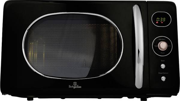 BerlingerHaus BH/9698 Microwave Black, Rose Gold 800 W Timer function