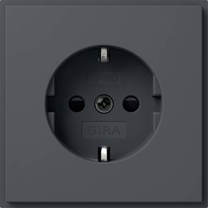 GIRA PG socket Anthracite 445367 1 pc(s)