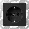 GIRA PG socket Black 4755005 1 pc(s)