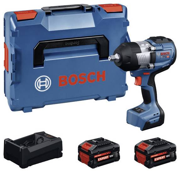 Bosch Professional GDS18V-1400 06019R5002 Impact driver No. of power packs included 2 Li-ion