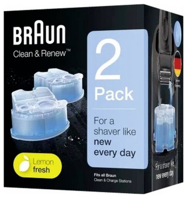 Braun CCR2 Cleaning cartridge Blue 2 pc(s)