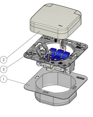 Opus Insert Socket, PG socket Opus 1 1761e7701 1 pc(s)