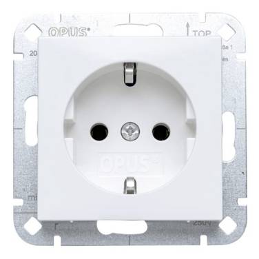 Opus  Insert Socket, PG socket Opus 55 Polar white 512.200.37 1 pc(s)