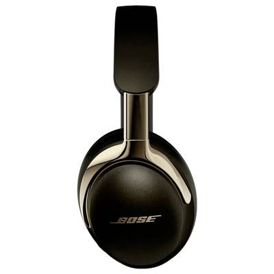 Bose over-ear headphones in black and metallic bronze, shown front-facing on a white background.
