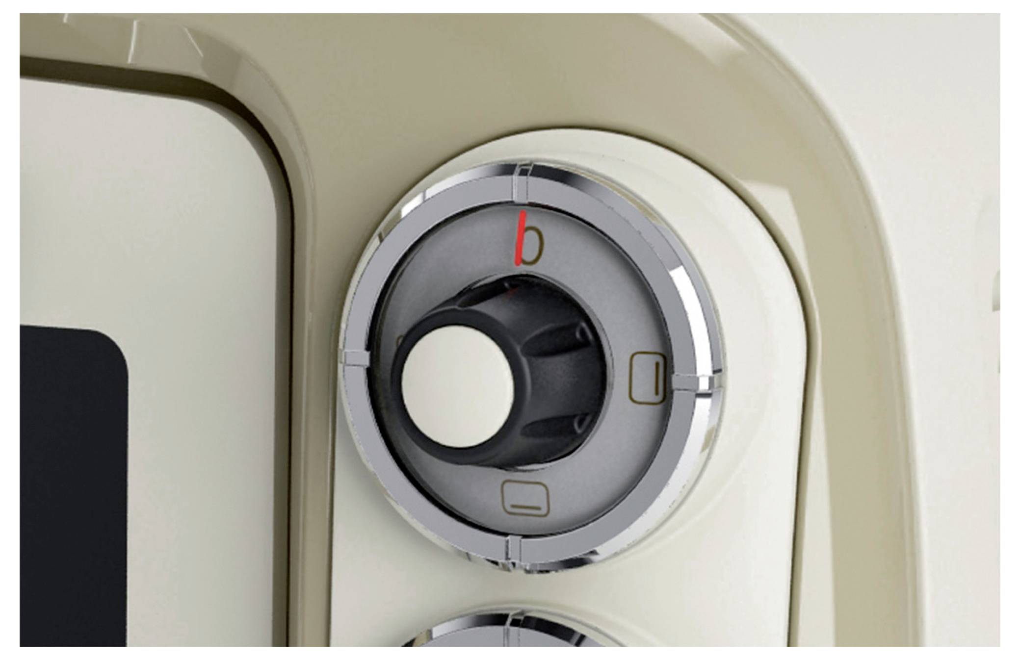 Close-up of an airplane seat air vent and reading light control panel above the passenger seat.<br>