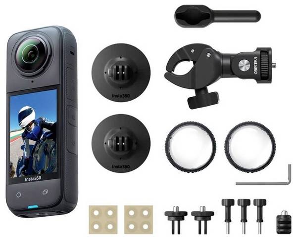 Insta360 X4 Motorrad Bundle 360° action cam 360 degree, 8K
