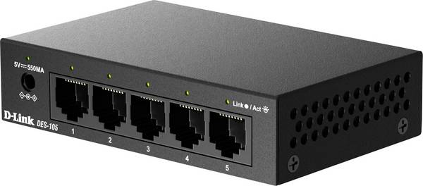 D-Link DES-105/V/E Ethernet switch 5 ports 10 / 100 MBit/s