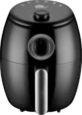 Elta AF-1000.1M Airfryer 2 l 1000 W Indicator light, Timer function Black, Silver
