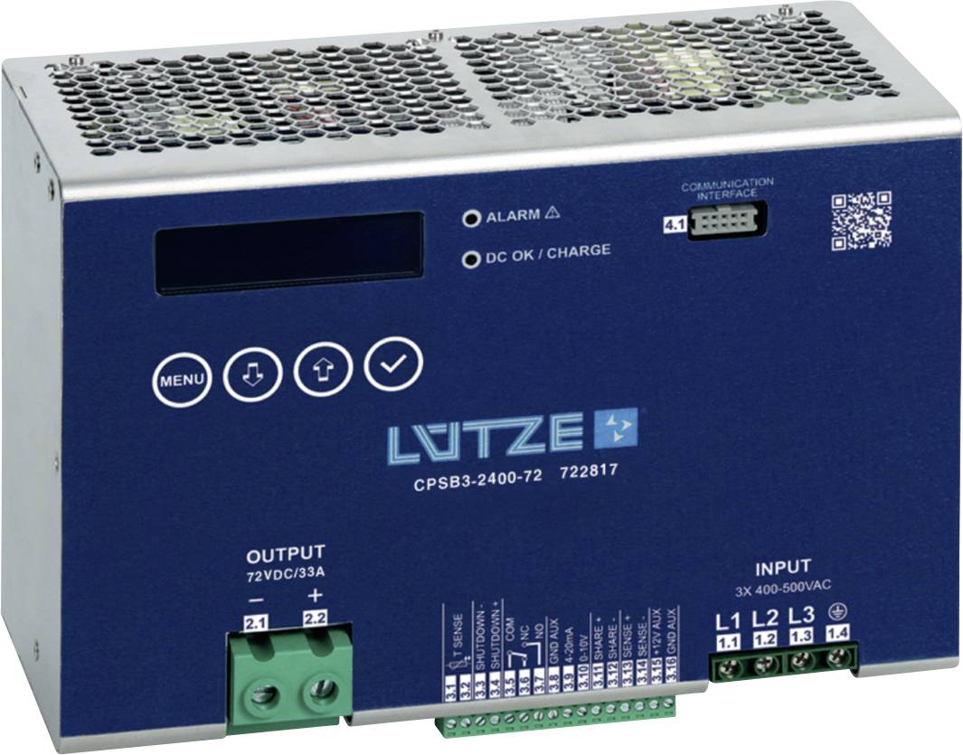 Lütze 722817 Rail mounted PSU (DIN) Content 1 pc(s)