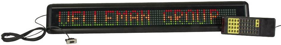 LED scrolling text Velleman MML16CN (W x H x D) 700 x 15 x 100 mm