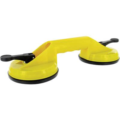 Toolland  Double Suction cup color: yellow. Load capacity (max.) 60 kg