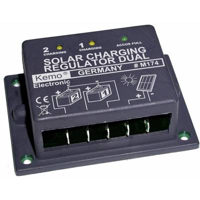 Kemo Dual M174 Charge controller Serial 12 V 16 A
