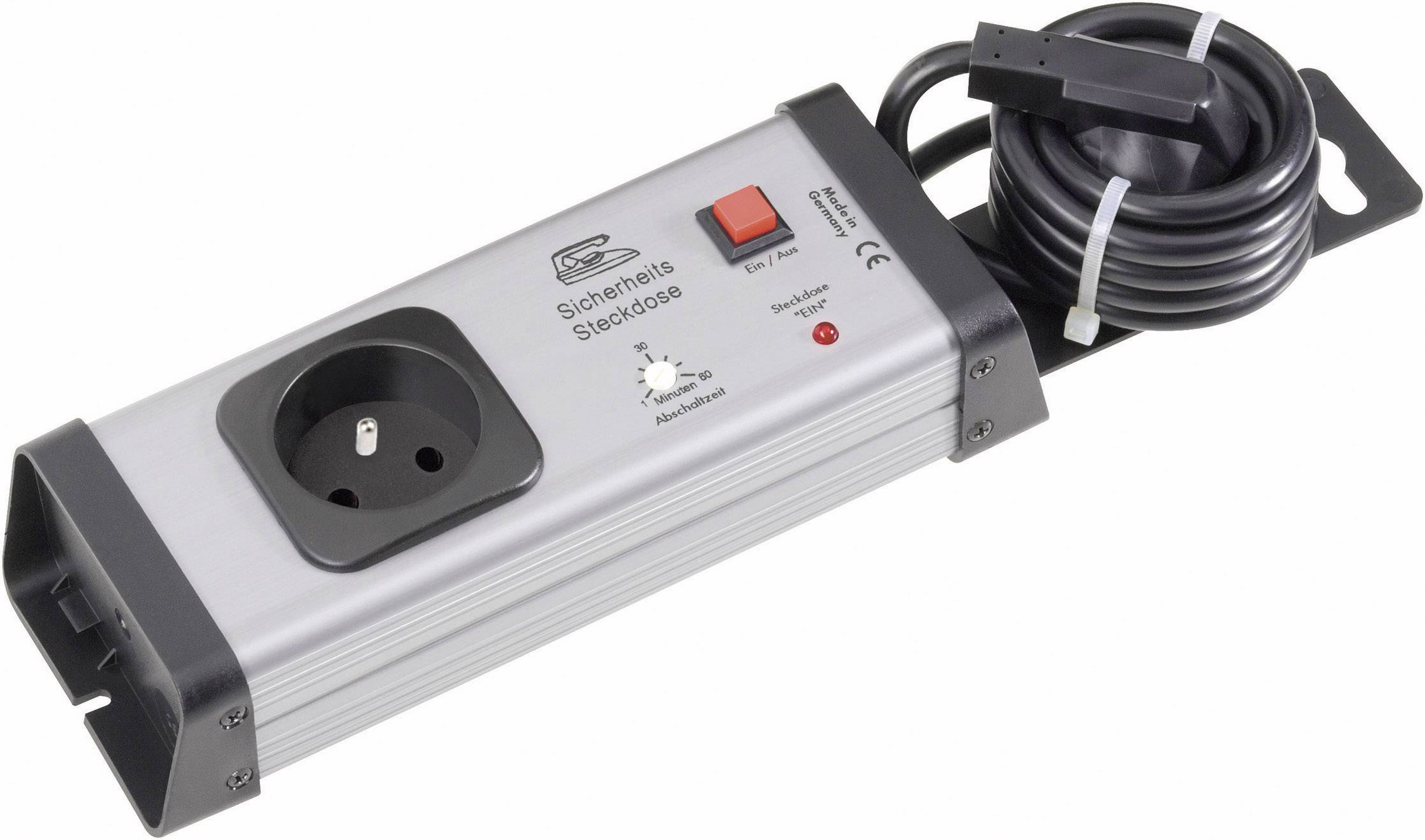 Ehmann 0217C02012A01 Power strip (+ timer) 1x Metal 1 pc(s)