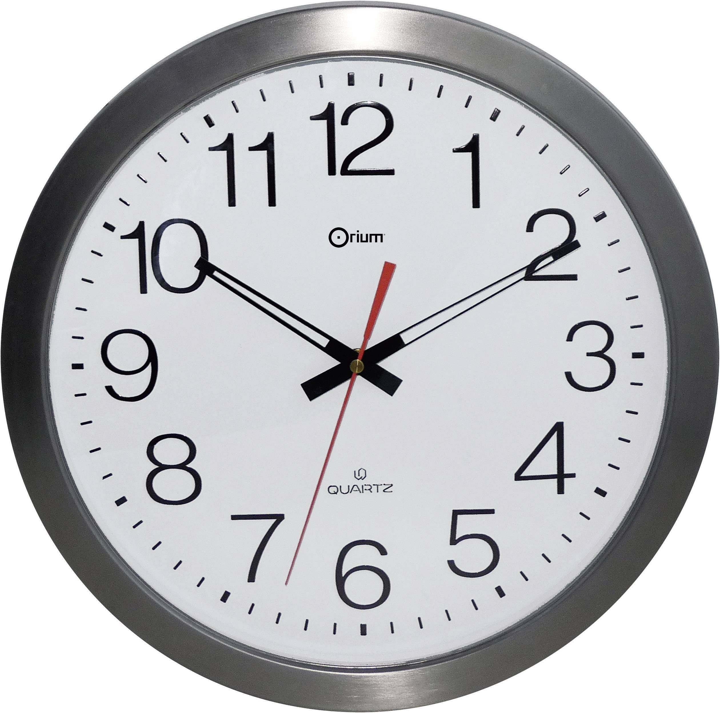 Reloj de Pared Impermeable metálico de Acero Inoxidable Orium 11385 35,5 x 35,5 x 4,5 cm 