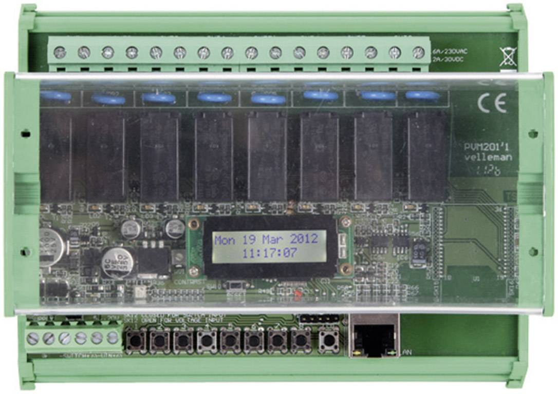 Velleman VM201 Relay card Component 12 V DC/AC-1