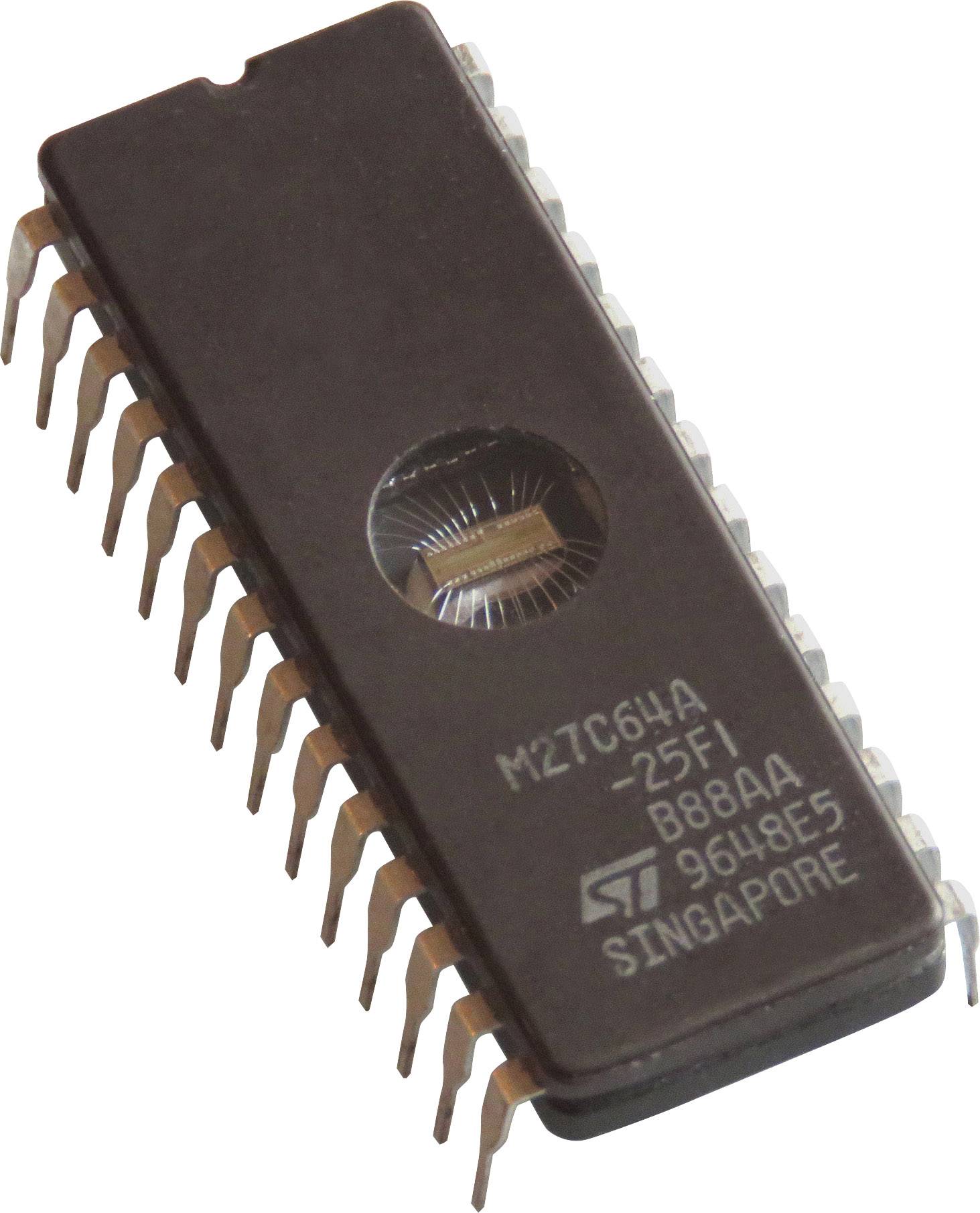 STMicroelectronics M27C64A-DIP28W Flash memory IC CDIP 28 EPROM 64 kBit 8 K x 8-0