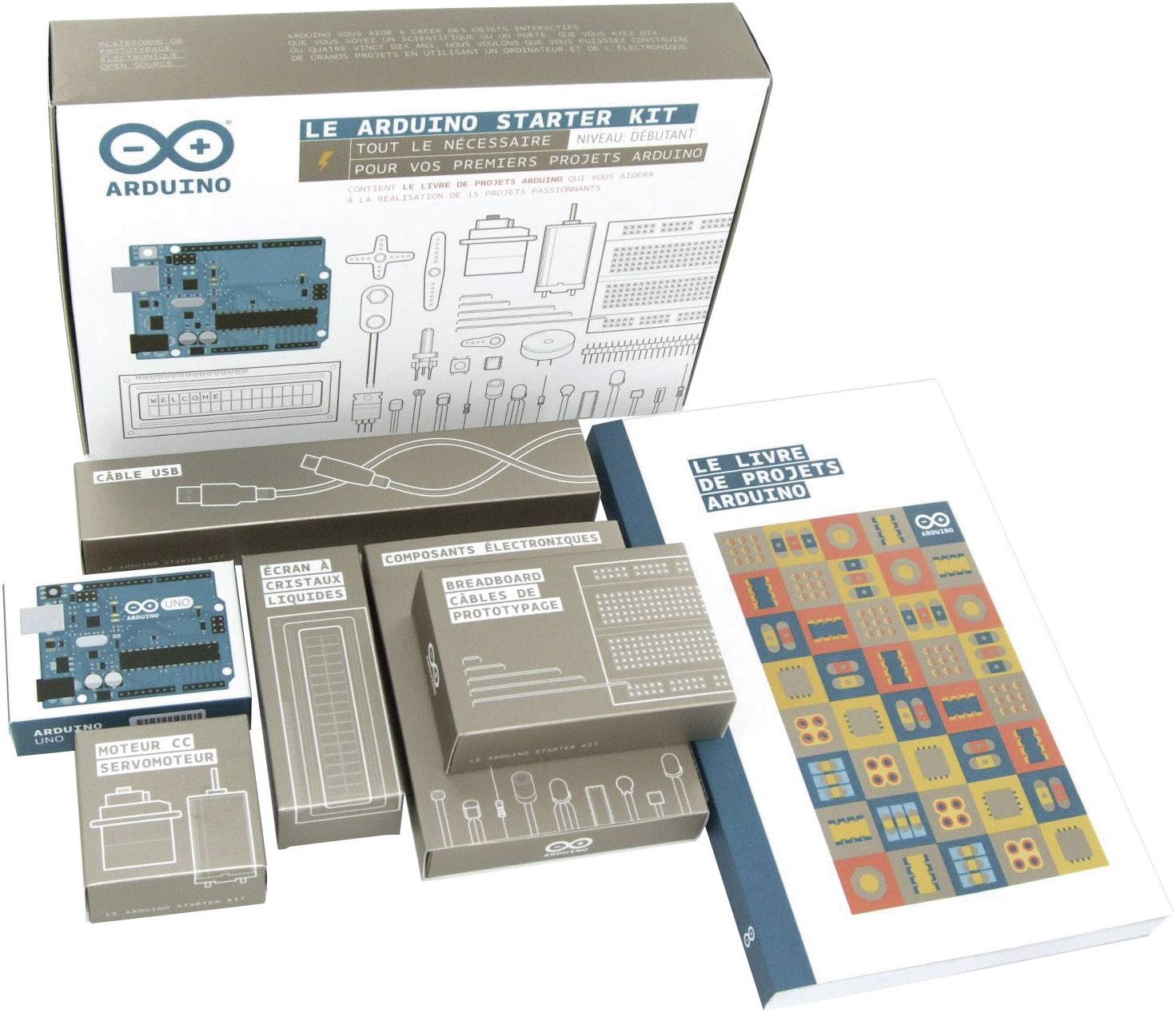 Arduino K020007 Kit Starter Kit (French) Education | Conrad.com