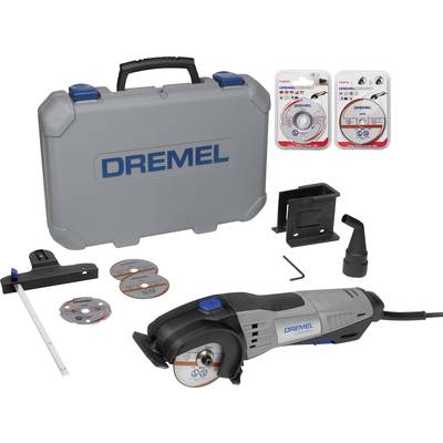 Dremel DSM20/3-8 Mini circular saw incl. accessories, incl. case 13-piece 710 W  